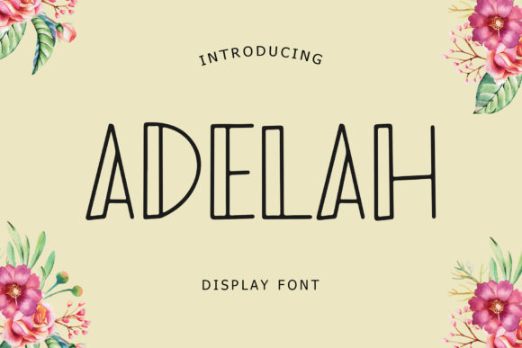 Adelah Display Font for Playful, Authentic Branding