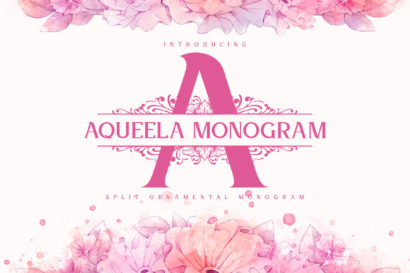 Aqueela Monogram: A Display Font for Sharper Campaign Messaging