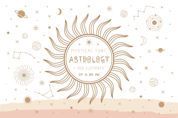 Astrology Font: A Friendly Display Typeface for Branding