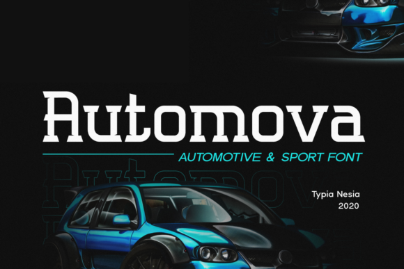 Automova: A Cute Display Font for Makers