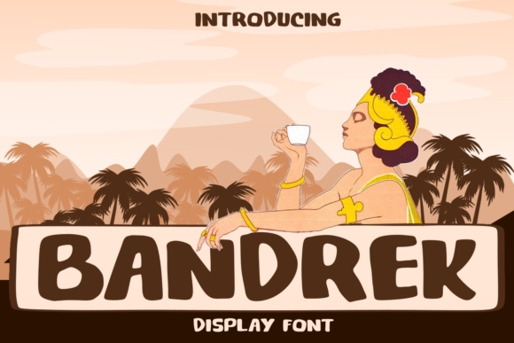 Bandrek: A Bold Display Font for Editorial Design