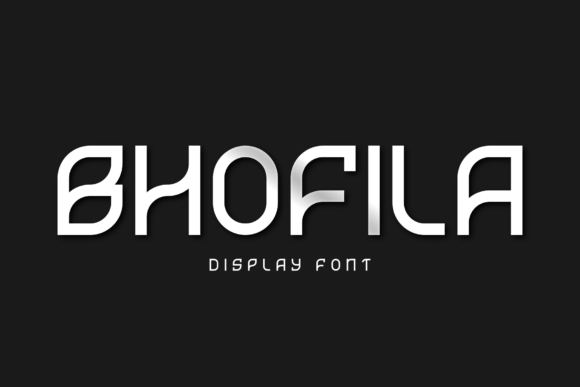 Bhofila: A Unique Display Font for Editorial Design