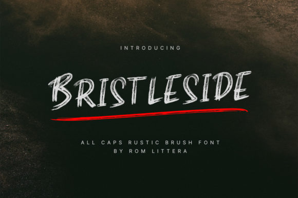 Bristleside: A Hand-Brushed Display Font for Bold Branding