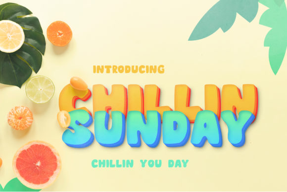 Chillin Sunday: A Friendly Bold Display Font for Creative Brands