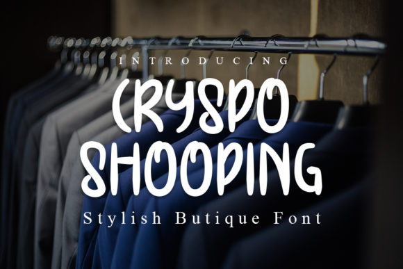 Cryspo Shooping: The Joyful Display Font for Small Business Branding