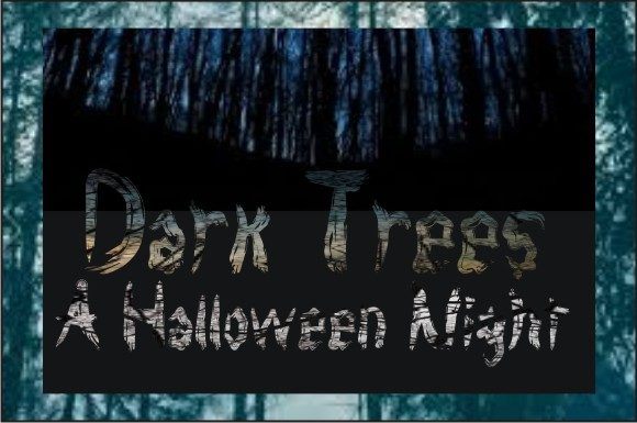 Dark Trees: Spooky Display Font for Halloween Web Design