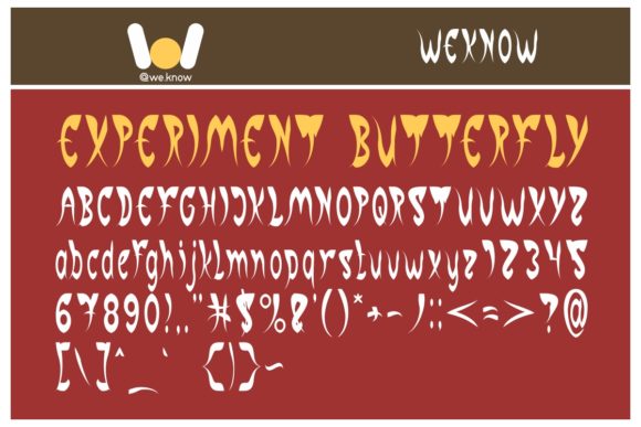 Experiment Butterfly: A Quirky Display Font for Editorial Design