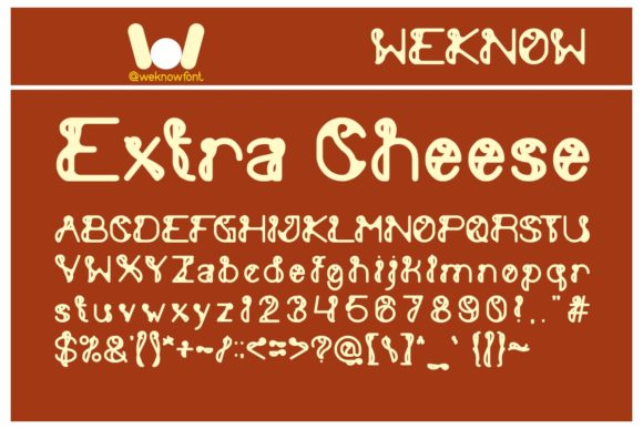 Extra Cheese Display Font for Standout Branding Projects