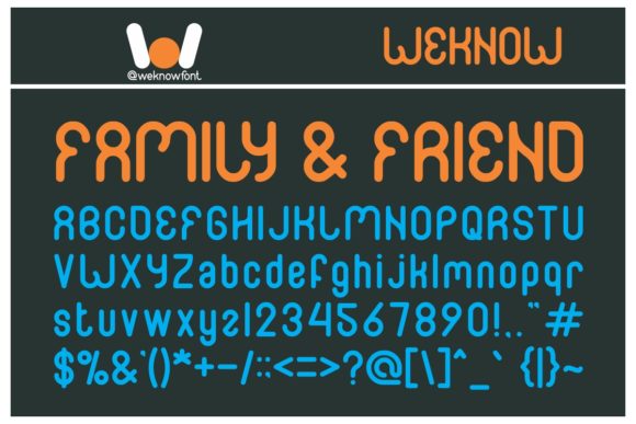 Family and Friend: A Neat and Simple Display Font for Thoughtful Publishing