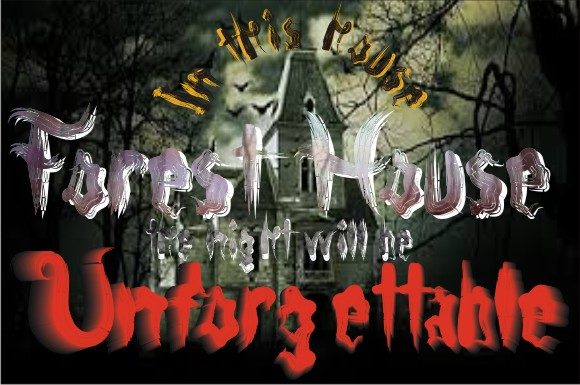 Forest House: A Scary & Unique Display Font for Halloween Branding