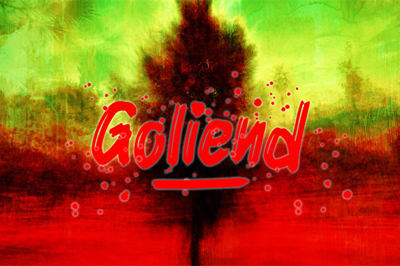 Goliend: A Brush-Pen Display Font for Distinctive Digital Branding