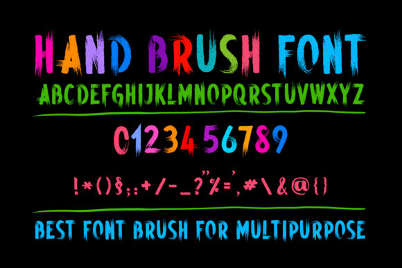 Hand Brush: A Chunky Brush Font for Editorial Impact