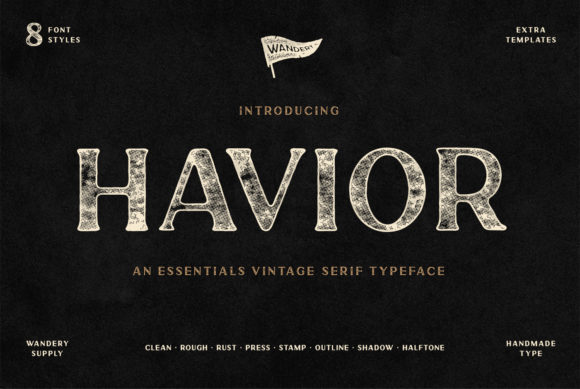 Havior: A Bold & Authentic Display Font