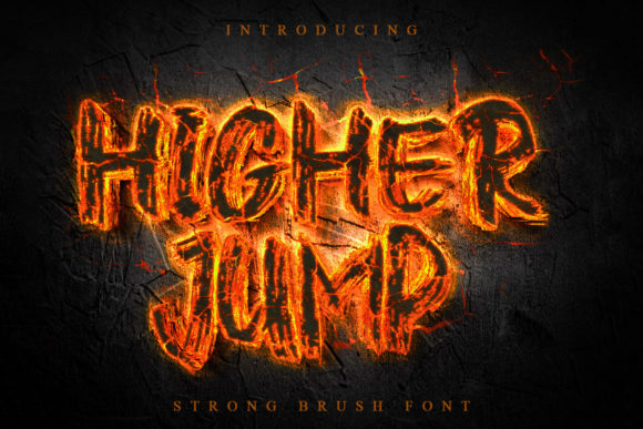 Higher Jump: A Quirky Display Font for Campaign Design