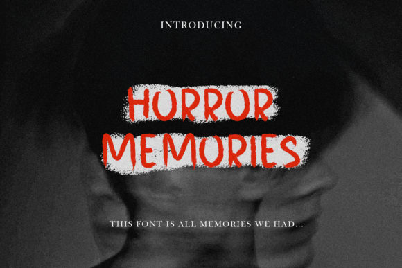 Horror Memories Font: A Dramatic Display Typeface for Makers