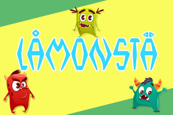 Lamonsta: The Playful Display Font for Kid-Friendly Brands