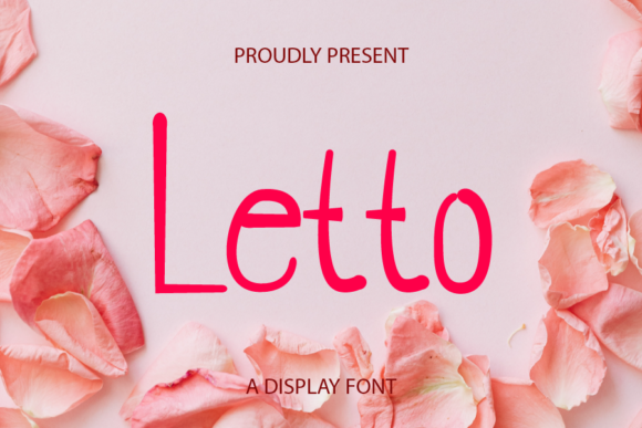 Letto Font for Handmade Product Labels and Creative Shop Branding