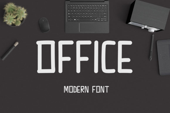 Office: A Modern & Cute Display Font for Editorial Design