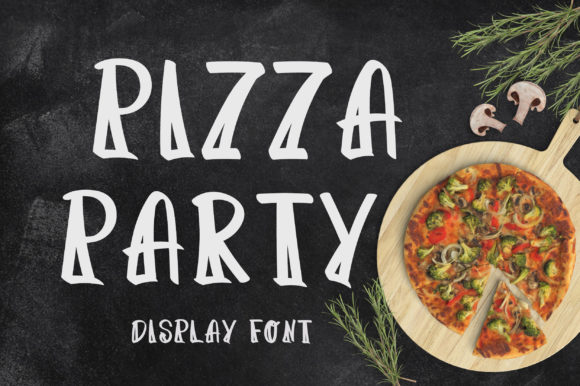 Pizza Party Display Font for Cheerful Branding