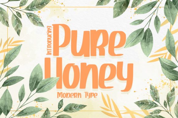 Pure Honey: A Playful Display Font Worth Downloading