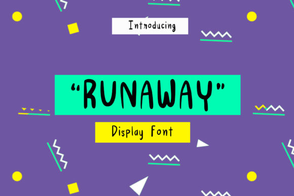Runaway: A Quirky Display Font for Joyful Marketing