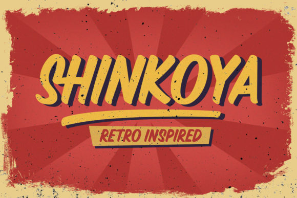 Shinkoya: A Vintage Display Font for Brand Building
