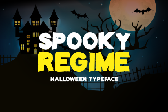 Spooky Regime Display Font for Bold Business Branding