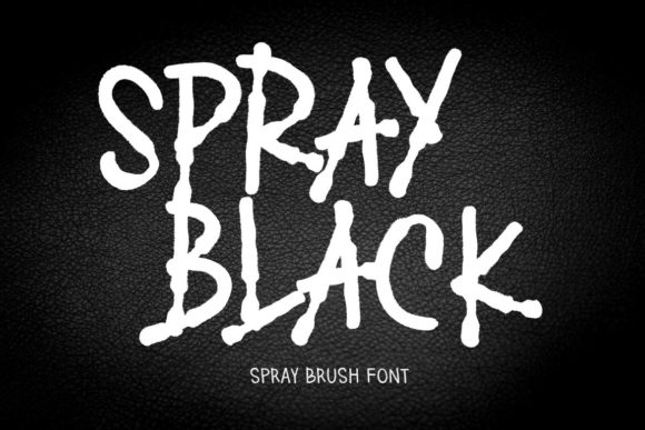 Spray Black Display Font for Bold, Quirky Branding