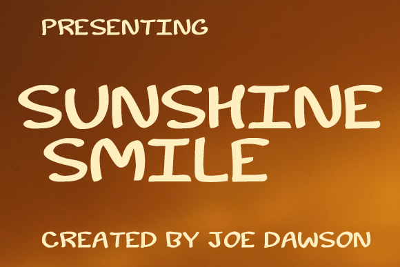 Sunshine Smile Font for Editorial Design That Connects