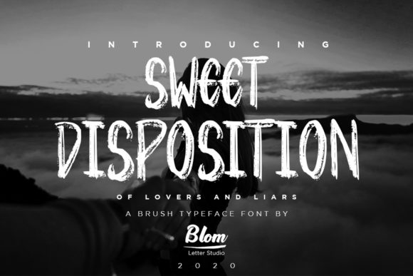 Sweet Disposition: A Quirky Brush Display Font for Branding