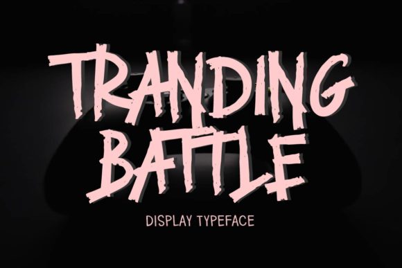 Tranding Battle: A Bold Display Font for Campaigns