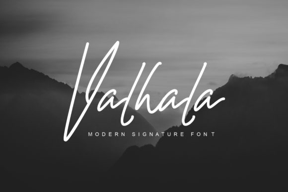 Valhala Display Font: Simplified Elegance for Publishers