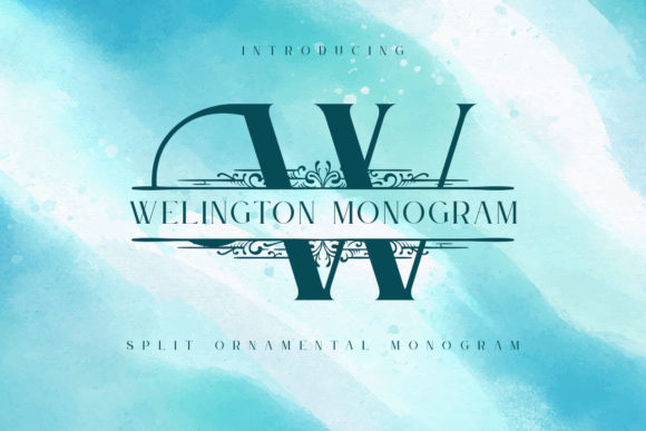 Welington Monogram: An Elegant Display Font for Web Designers